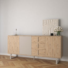Load image into Gallery viewer, MILLAY 3 Door 3 Drawer Sideboard
