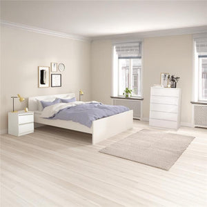 NAIA Bedroom Set-White Gloss