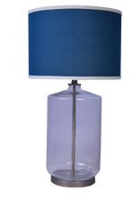 Load image into Gallery viewer, LAMPS-GLASS TABLE LAMP-METAL BASE
