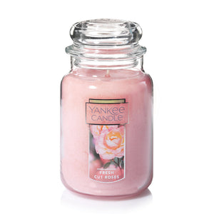Fresh Roses- Candle Jar