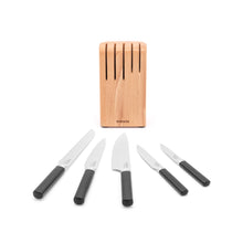 Load image into Gallery viewer, BRABANTIA Wooden Knife Block With 5 Profile Knives
