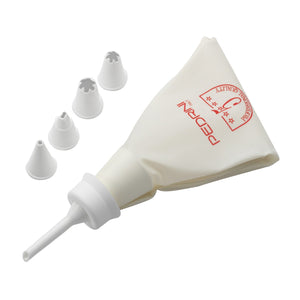 Icing Set with 5 Nozzles and Lined Bag