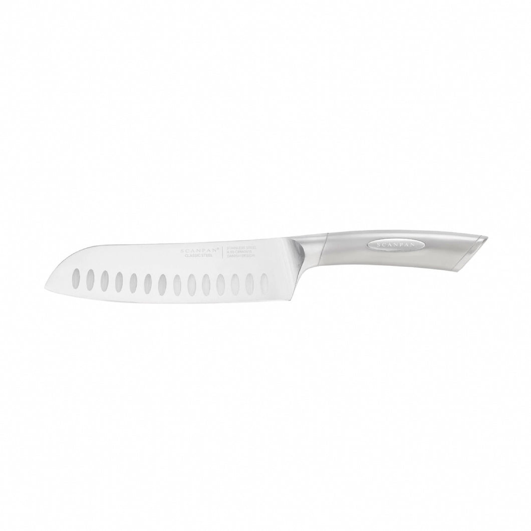 Classic Steel Santoku Knife